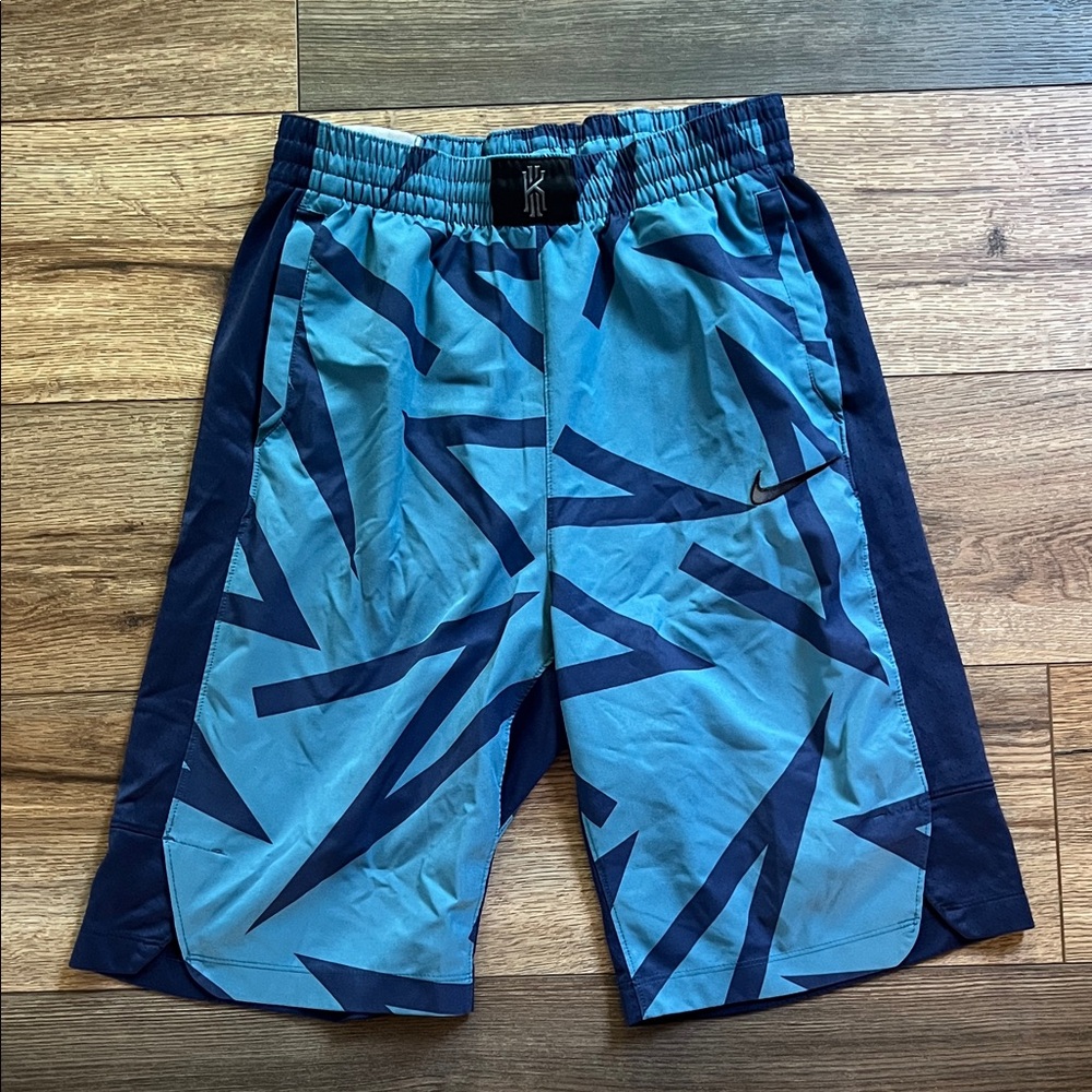 Blue Patterned Boys Nike Shorts EUC